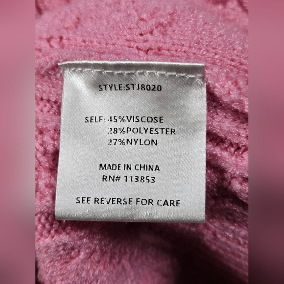 Sugar Lips Whimsigoth Balletcore Tie Front Cable Knit Cardigan, XS - Picture 4 of 4